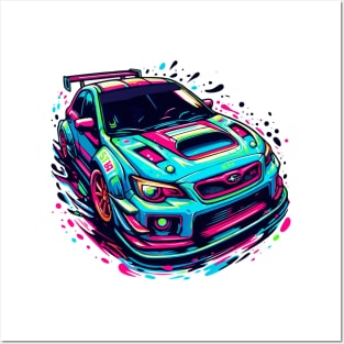 subaru sti Posters and Art